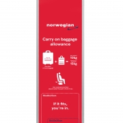 baggage size norwegian air